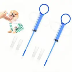 ZooVenture Dispensador de pastillas para perros y gatos - 2 piezas