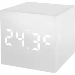 Bresser Wac Radio Despertador Climático LED Blanco
