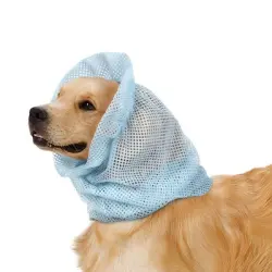 FurryFusion Orejeras antimosquitos para perros - Grande