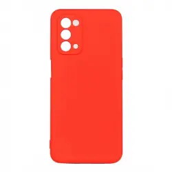 Muvit Life Funda Liquid Soft Roja para Oppo A54 5G