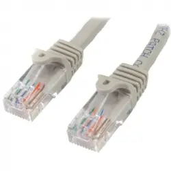 Startech 45PAT10MGR Cable de Red Cat5e RJ45 sin Enganches 10m Gris