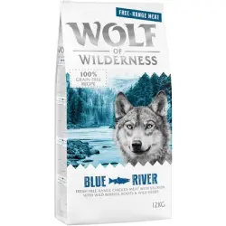 Wolf of Wilderness Adult Blue River con pollo de corral y salmón - 12 kg