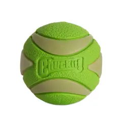 Chuckit! Max Glow Ultra Squeaker Pelota con Brillo para perros