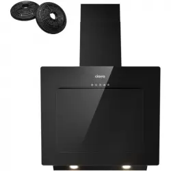 Ciarra AW6737B Campana Extractora Decorativa de Vidrio 60cm A++ Negra