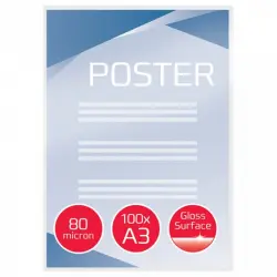 GBC Funda Transparente 80 Mic DinA3 100 Uds