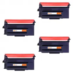 Pccom Essential Brother Tn3610xl Tóner Compatible Negro Pack 4