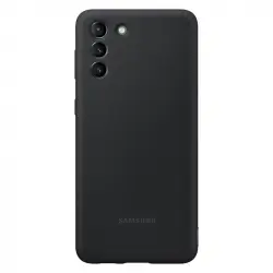 Samsung Silicone Cover Funda Negra para Samsung Galaxy S21 Plus