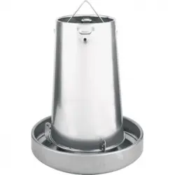 Tolva Metálica Galvanizada 20 Kg Sin Patas Ø40x46 Cm