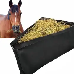 ZooVenture Bolsa de pienso ajustable y suspendible para caballos - 1 pieza