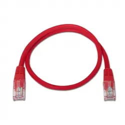 Aisens Cable de Red RJ45 Cat.6 UTP AWG24 0.5m Rojo