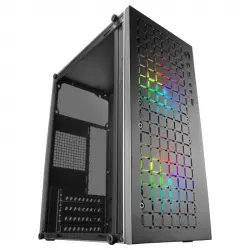 Mars Gaming MC-CORE Caja PC Micro-ATX Ultra-Compacta 2x Ventilador FRGB USB 3.0 Ventana Negro