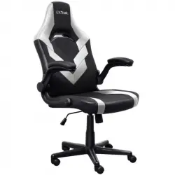 Trust GXT 703W RIYE Silla Gaming Negro/Blanco