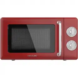 Cecotec ProClean 3110 Retro Microondas con Grill 20L 700W Rojo