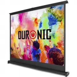 Duronic DPS50 Pantalla Proyección Plegable Escritorio Proyector 4k FullHD 3D 4:3 50" (102x76cm)