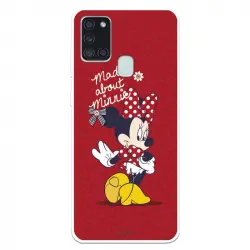 Funda Oficial de Disney Minnie Mad About Clásicos Disney para Samsung Galaxy A21S
