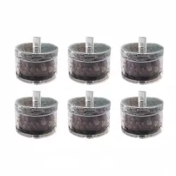 FurryFusion Pequeña fuente de agua para gatos con forma de árbol joven - Paquete de 6 filtros para dispensador de agua