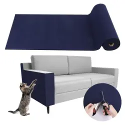 IntiMeg Alfombrilla rascadora multiusos para gatos - Azul oscuro 30*100cm