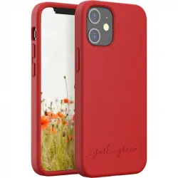 Just Green Carcasa Roja Biodegradable para iPhone 12 Mini