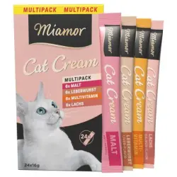 Miamor Cat Cream - Pack mixto - 24 x 16 g