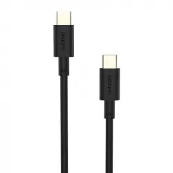 Nubbeh Elisium Cable USB-C a USB-C 1m 3A Negro