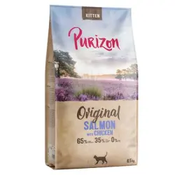 Purizon Kitten salmón con pollo, sin cereales - NUEVO: 6,5 kg