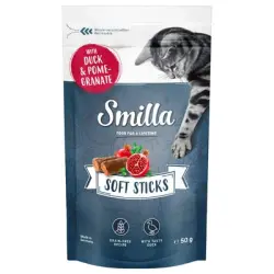 Smilla Soft Sticks snacks para gatos - 1 x 50 g - Pato y granada