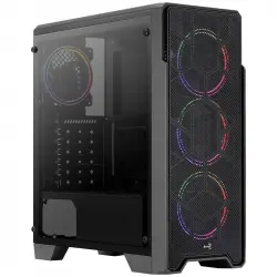 Aerocool Ore USB 3.0 FRGB con Ventana Acrílica Negra