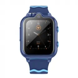Blue Chilli Valdus D35 Smartwatch 4G para Niños con Cámara Dual, Azul