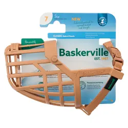 Bozal clásico Baskerville, beige - Talla 7