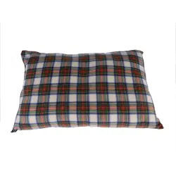 Cojín para perro TIAKI con estampado de cuadros - L 73 x An 47 x Al 8 cm