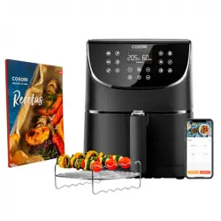 Cosori Smart Chef Edition Freidora de Aire 5.5L Negra