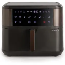 Create Air Fryer Dual Freidora de Aire 10L con Separador 2400W Negro