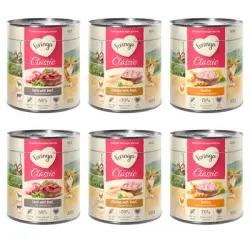 Feringa Classic Meat Menu 6 x 800 g - Pack mixto I: ave, cordero y conejo, pollo y trucha