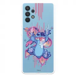 Funda Oficial de Disney Graffiti Lilo & Stitch para Samsung Galaxy A32 4G