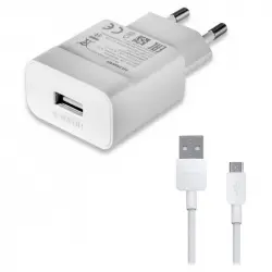 Huawei HW-050100E01 Cargador Original 5V/1A + Cable Micro USB 1m Blanco