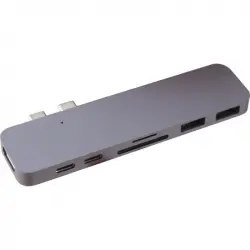 Hyper HyperDrive Duo Dockstation USB-C para MacBook Pro Gris Espacial