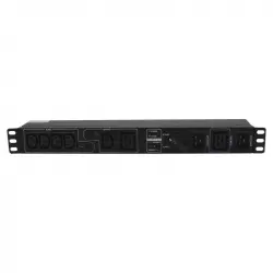 Lapara Switch bypass de mantenimiento rack 19" regleta IEC LA-PDU-SM-R-IEC Negro
