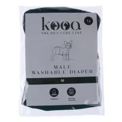 Pañal lavable kooa para perros macho - Talla M