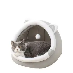 UAMLY Casa para gatos con cojín extraíble - 1 pieza