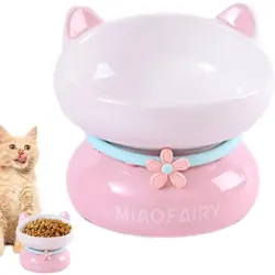 UAMLY Comedero de cerámica para gatos - Antivómito - 1 pieza