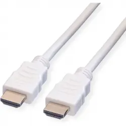 Value Cable HDMI 4K de Alta Velocidad con Ethernet Macho/Macho 5m Blanco
