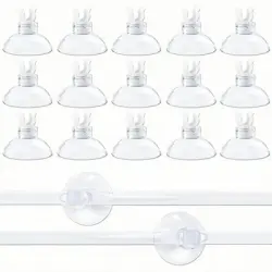 ZooVenture Paquete de 50 ventosas transparentes para acuarios - 50 piezas