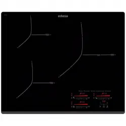 Edesa EIMS 6332 B Placa de Inducción 7100W 3 Zonas 63cm Negro
