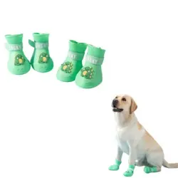 FurryFusion Botas de lluvia con forma de dinosaurio para perros grandes - SG