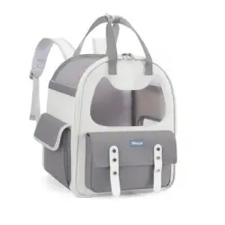 FurryFusion Mochila para gatos - gris
