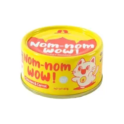 IntiMeg Alimento húmedo hidratante para gatos - Dos artículos: Pollo y zanahorias 85 g