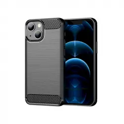 Max Power Digital Funda Fibra De Carbono Para Iphone 13 Mini Antigolpes Silicona Negra