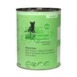 catz finefood en latas 6 x 400 g - Vacuno y pato