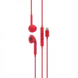 DCU Tecnologic Auriculares Lightning Rojos