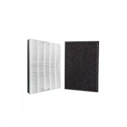 Noaton Set Filtros de Repuesto 1 Hepa + Carbón Compatible con Philips Ac2889, Ac2887, Ac2882